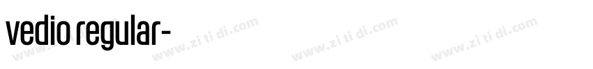 vedio regular字体转换 vedio regular字体转换